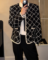 MODEFREAKの【9.29新作】ダイヤツイードモードジャケット mf3545の画像