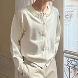 【12.31新作】クラシカルパールカーディガン mf3619