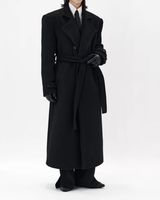 スタンドカラーウールモードコート mf3559