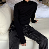 ジップアップハイネックカットソー mf3530