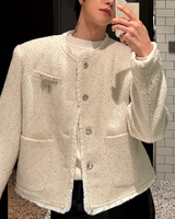 【10.31新作】シャインツイードモードジャケット mf3570