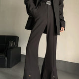 MODEFREAKのスナップスリットフレアパンツ mf2519の画像