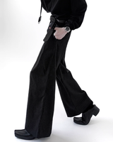 センタータックストライプフレアスラックス mf3546