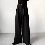 【1.7新作】スリムバックルプリーツフレアスラックス mf3632