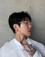 【2.4新作】スクエアフレームコリアングラス mf3654