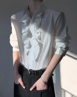 【2.11新作】フリルモードクラシカルシャツ mf3649