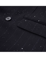 【3.4新作】シャインモードダブルブレストジャケット mf3674