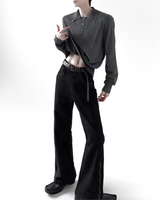 MODEFREAKの【10.3新作】シンプルカラーニットトップス mf3542の画像