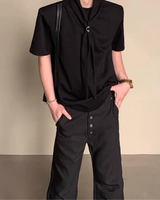 MODEFREAKの【5.29新作】モードクラシックタイデザインカットソー mf3759の画像