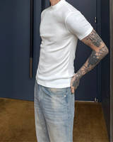 【4.27新作】スリムフィットハイネックTシャツ mf3703