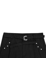 Slim Foot Flare Korean Slacks mf3097
