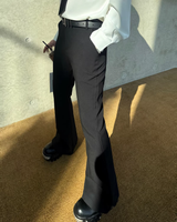 【2.4新作】スリムフレアコリアンスラックス mf3661