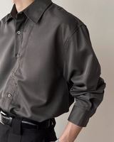 レイヤーデザインコリアンシャツ mf3591