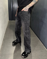 High-waisted flare mode pants mf3676