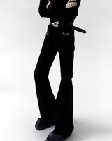 【2.11新作】モードバックルフレアパンツ mf3652