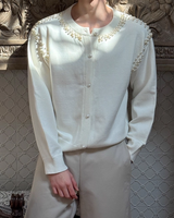 【12.31新作】クラシカルパールカーディガン mf3619