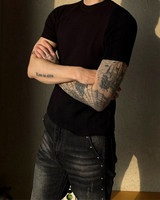 Korean layered monotone cut and sew mf3662