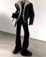 【1.14新作】ホイールエッジモードフレアデニムパンツ mf3615