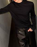 【10.29新作】ハイネックモードシルエットカットソー mf3566