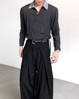 バイカラーコリアンモードカットソー mf3552