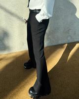 【2.4新作】スリムフレアコリアンスラックス mf3661