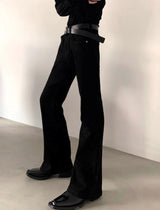 MODEFREAKのシンプルフレアパンツ mf2296の画像