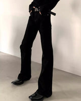 MODEFREAKのシンプルフレアパンツ mf2296の画像