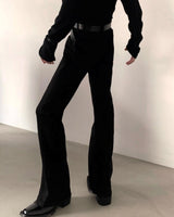 MODEFREAKのシンプルフレアパンツ mf2296の画像