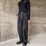 MODEFREAKのバックルデザインコリアンストレートパンツ mf2271の画像