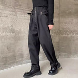 MODEFREAKのバックルデザインコリアンストレートパンツ mf2271の画像