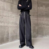 MODEFREAKのバックルデザインコリアンストレートパンツ mf2271の画像