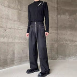 MODEFREAKのバックルデザインコリアンストレートパンツ mf2271の画像