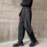 MODEFREAKのバックルデザインコリアンストレートパンツ mf2271の画像