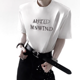 모드 하이넥 블로킹 티셔츠 mf3684