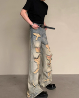 MODEFREAKの【6.12新作】ハイダメージモードデニムパンツ mf3771の画像