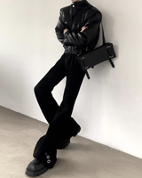 【12.10新作】スタンドカラーレザーモードジャケット mf3612