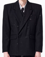 【3.4新作】シャインモードダブルブレストジャケット mf3674