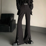 MODEFREAKのスナップスリットフレアパンツ mf2519の画像