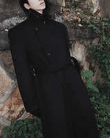 スタンドカラーウールモードコート mf3559