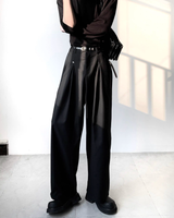 【1.5新作】プリーツAラインモードスラックス mf3631