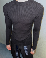 【10.27新作】ハイネックフィットモードニットトップス mf3567