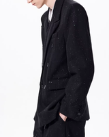 【3.4新作】シャインモードダブルブレストジャケット mf3674