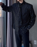 【2.6新作】ドットリボンタイシャツ mf3657