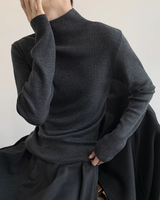 【1.5新作】ピュアウールハイネックニット mf3617