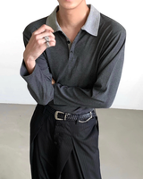 バイカラーコリアンモードカットソー mf3552