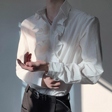 【2.11新作】フリルモードクラシカルシャツ mf3649