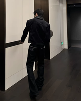 【2.23新作】ジップアップレレザーショートジャケット mf3672