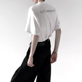 High neck logo design mode T-shirt mf3296