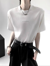 High neck logo design mode T-shirt mf3296