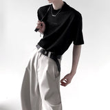 High neck logo design mode T-shirt mf3296